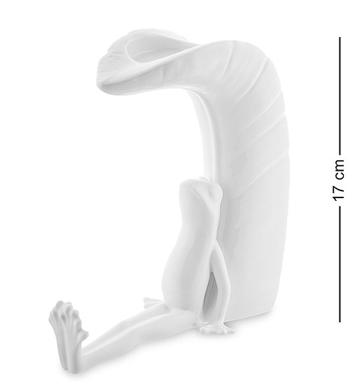 Подсвечник из фарфора Тропические лягушки Pavone FM-88/13