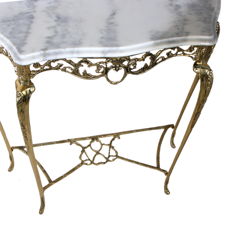 Бронзовая Консоль Золотая Ешпига Bello De Bronze BP-50011, увеличенный вид сверху