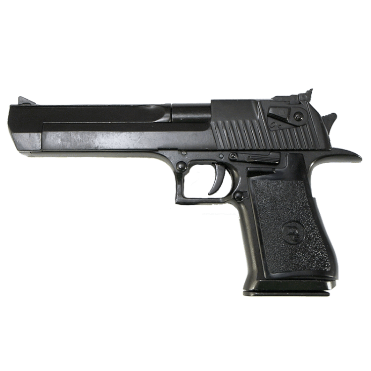 Макет Пистолета Desert Eagle, черный Denix 1123, оборотная сторона