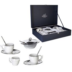 Набор для кофе Ricciolo дизайне белого цвета