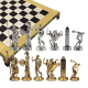 Шахматы на черно-белой доске Олимпийские Игры Manopoulos MP-S-7-36-BLA, все фигуры