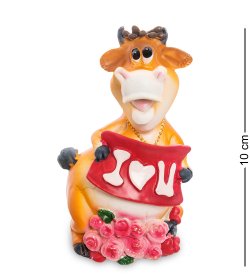 Статуэтка Бык романтик I Love You символ 2021 года