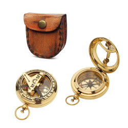 Компас с солнечными часами Push Button