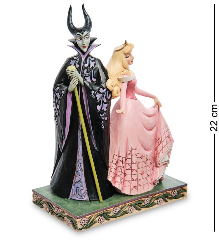 Статуэтка Аврора и Малефисента Disney Traditions, вид профиль