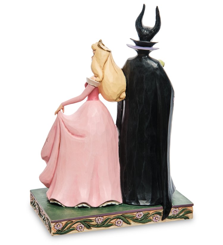 Статуэтка Аврора и Малефисента Disney Traditions, оборотная сторона
