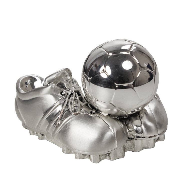 Статуэтка Футбольные трофеи: бутсы и мяч Exetera Argenti 46-360509, фото 1