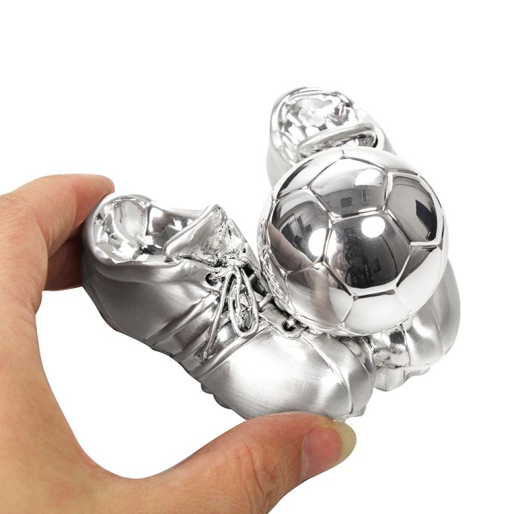 Статуэтка Футбольные трофеи: бутсы и мяч Exetera Argenti 46-360509, фото 3