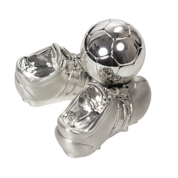 Статуэтка Футбольные трофеи: бутсы и мяч Exetera Argenti 46-360509, фото 4