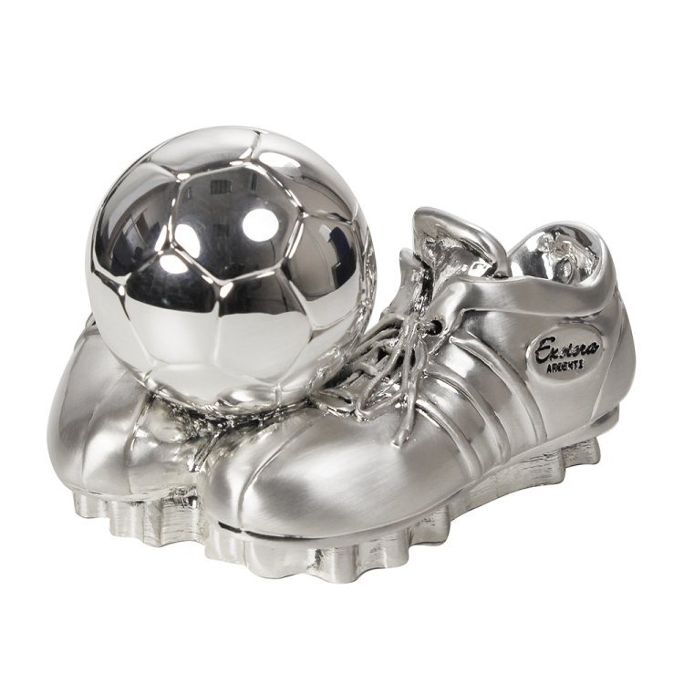 Статуэтка Футбольные трофеи: бутсы и мяч Exetera Argenti 46-360509, фото 2