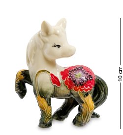 Статуэтка из фарфора Лошадка с поднятым копытом Маки
