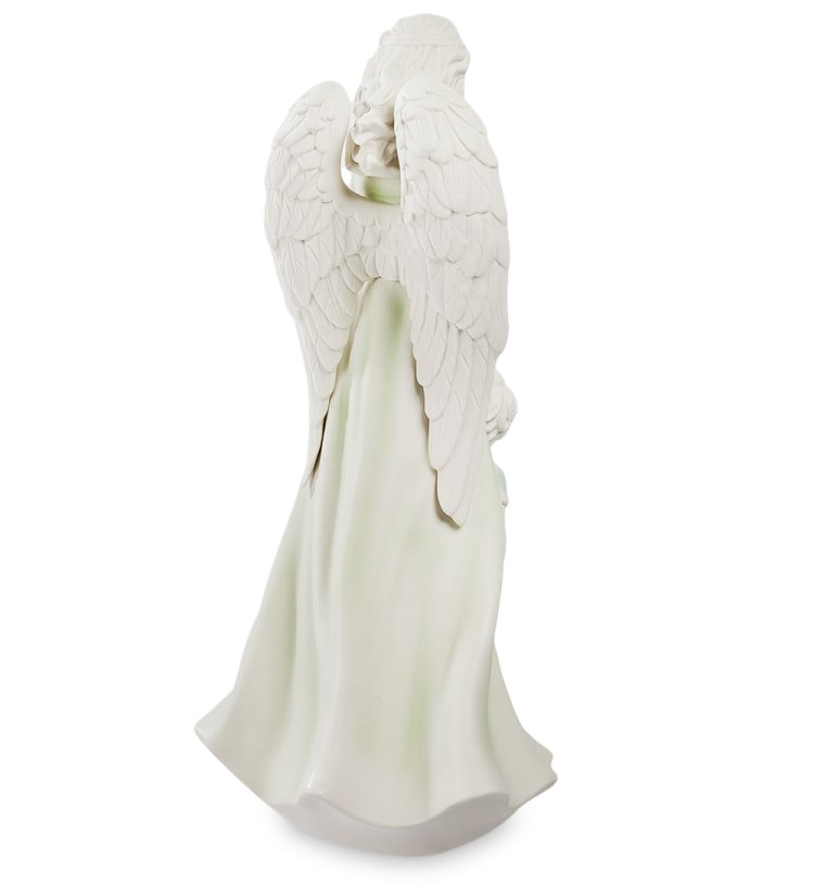 Статуэтка из бисквитного фарфора Ангел и Мальчик Pavone VS- 29, фотография со спины