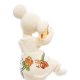 Статуэтка из фарфора Мышонок с подарком с золотым декором Pavone JP-121/17, фотография со спины