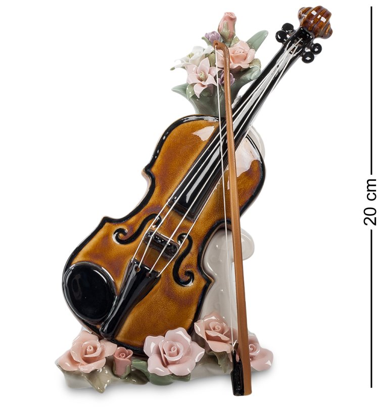 Музыкальная статуэтка из керамики Скрипка Pavone CMS-15/25
