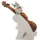 Музыкальная статуэтка из керамики Скрипка Pavone CMS-15/25, фотография сбоку