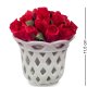 Композиция из керамики Цветочная корзина из Роз Pavone CMS-33/65