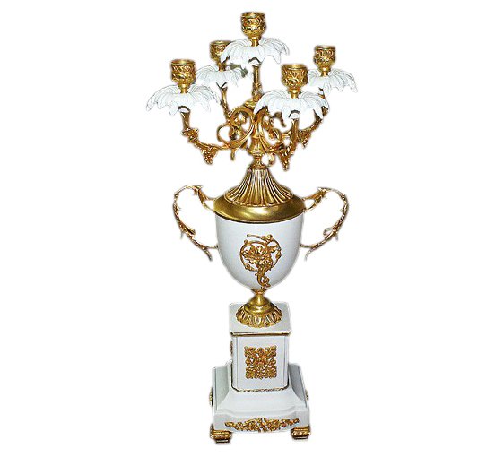 Подсвечник из фарфора на пять свечей Путешествие во времени