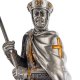 Статуэтка Рыцарь крестоносец в серебре Veronese WS-819, портретный вид