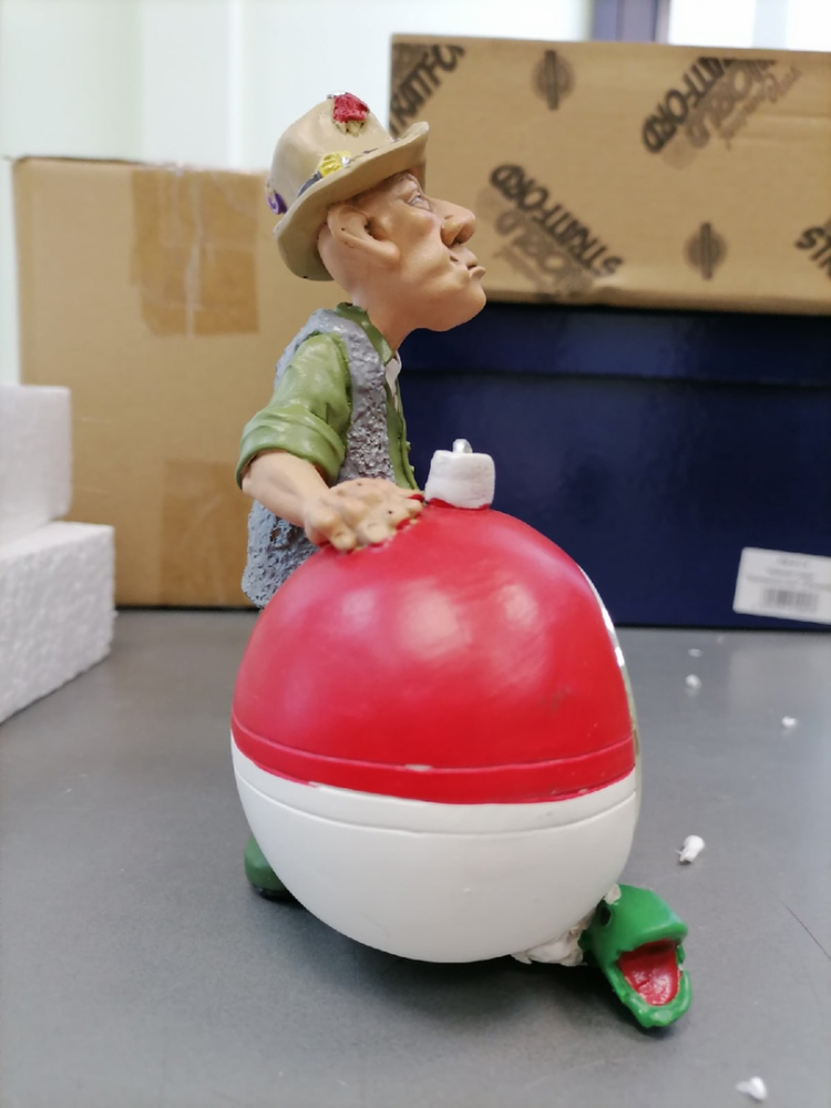 Часы Рыбак The Comical World of Stratford RV-592, фото со склада вид со стороны