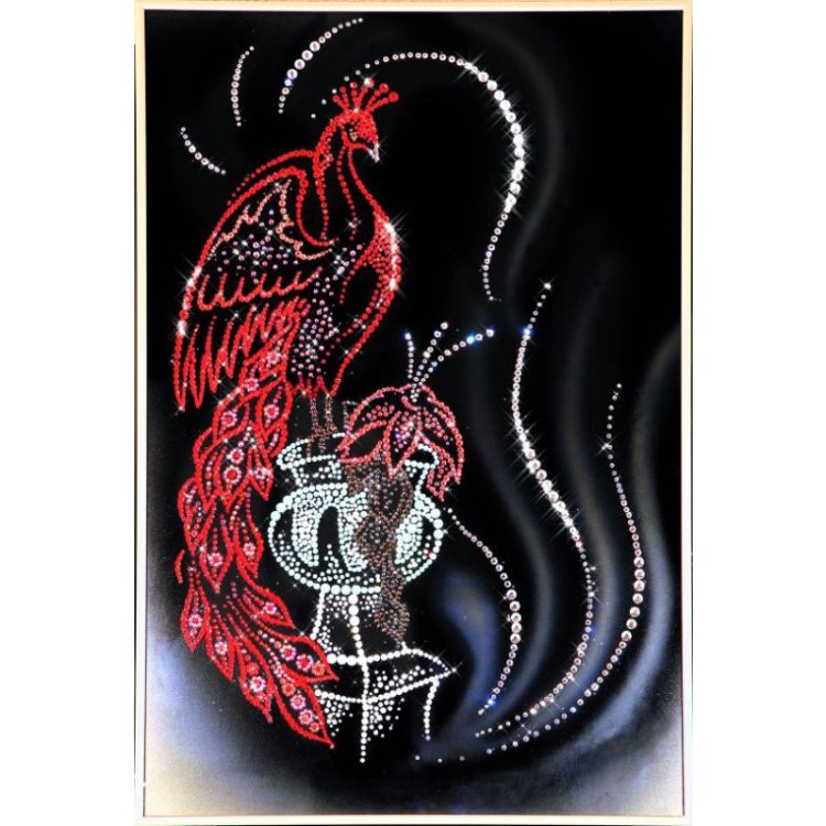 Картина Жар-птица c кристаллами Swarovski