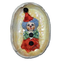 Маленький барельеф Клоун в колпаке