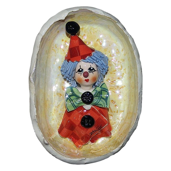 Маленький барельеф Клоун в колпаке