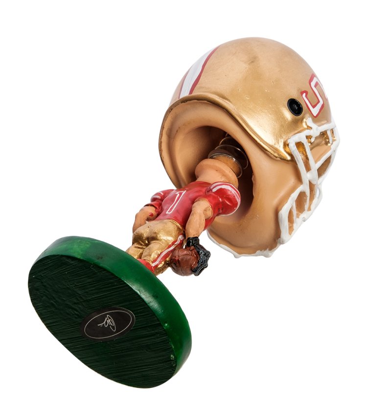 Фигурка-болванчик Игрок в американский футбол The Comical World of Stratford RV-684, вид снизу