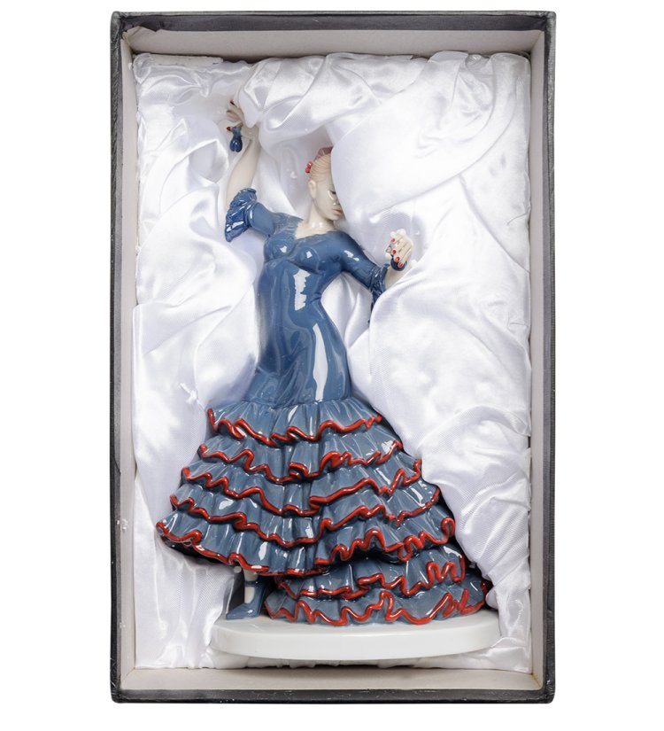 Статуэтка из фарфора Фламенко Valerio Sole VS- 10, фотография в упаоквке