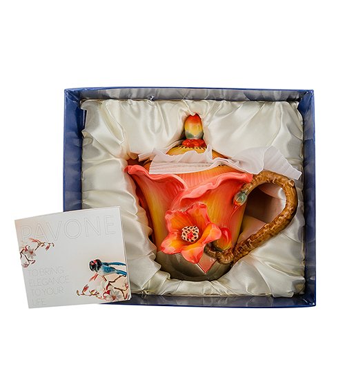 Заварочный чайник из фарфора Капок Pavone FM-06/ 1, упаковочный вид
