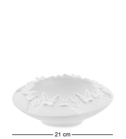 Конфетница из фарфора Белые Бабочки