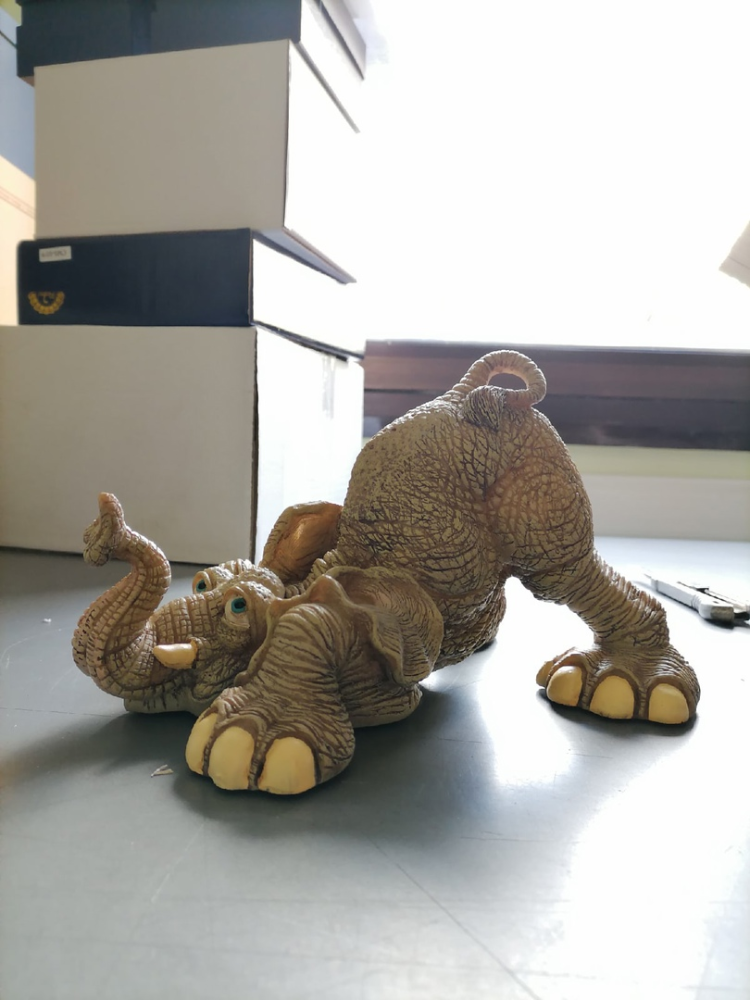 Большая Фигура Слон - Если б было море водки... Sealmark EL-7487-ME, фото со склада вид со стороны