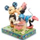 Статуэтка Микки и Минни - Будка поцелуев Disney Traditions, вид профиль