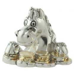 Статуэтка Лошадь с монетами