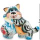 Фигурка Кот воришка Цветная гжель ГЛ-159