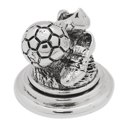 Статуэтка Футбольные трофеи: бутсы и мяч на подставке