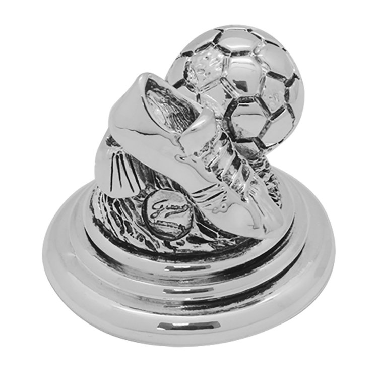 Статуэтка Футбольные трофеи: бутсы и мяч на подставке Exetera Argenti 46-386058, фотография 2