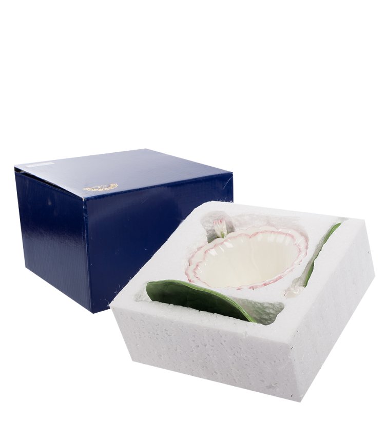 Чайная пара из фарфора с ложечкой Гвоздика Pavone CMS-06/ 2, фотография упаковки