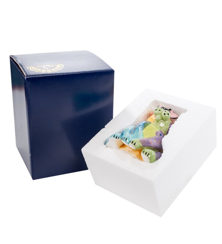 Фигурка собаки из керамики Дог Жуан Pavone CMS-31/42, фотография в упаковке