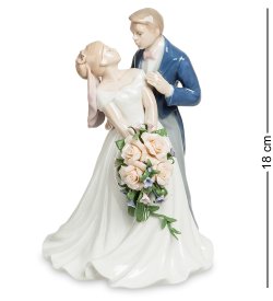 Статуэтка из фарфора Пара Венчальный день