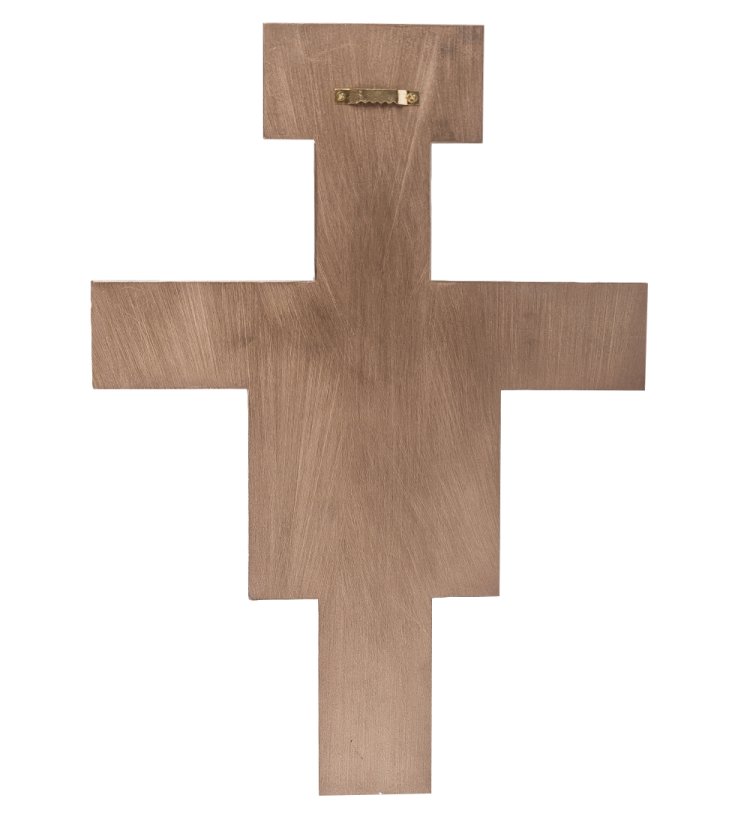 Фигура Крест Распятие-Золотые Детали Veronese WS-425, оборотная сторона