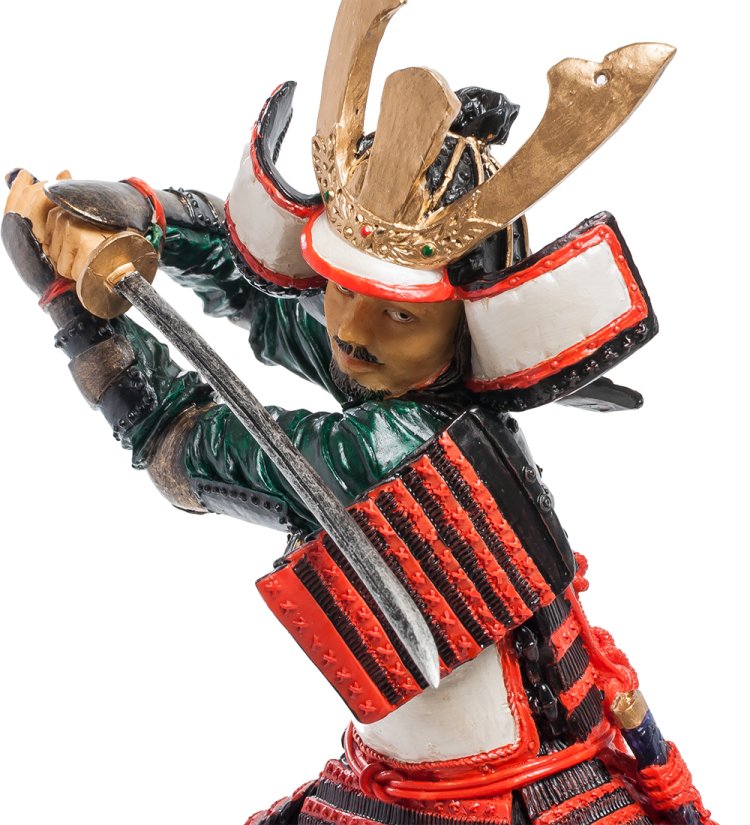 Статуэтка Самурай - Атака Veronese WS-745, портретный вид