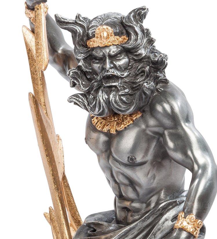 Статуэтка Зевс - Сила Стихии Veronese WS-04, портретный вид