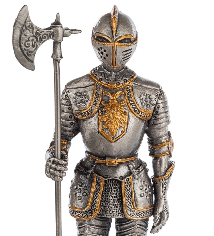 Статуэтка Рыцарь с алебардой Veronese WS-808, вид профиль