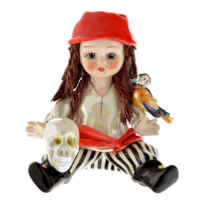 Фарфоровая статуэтка Девочка Пиратка