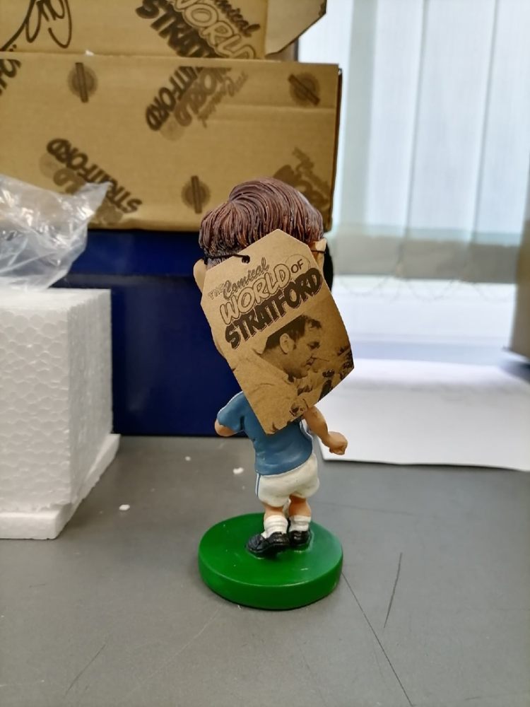 Фигурка-болванчик Футболист The Comical World of Stratford RV-685, фото со склада оборотная сторона с биркой