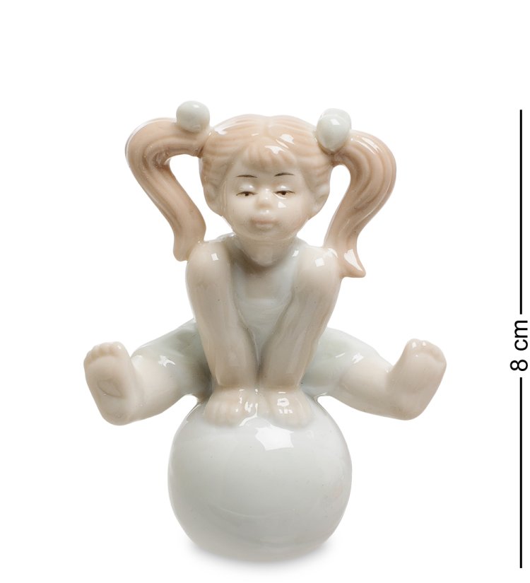 Фигурка из фарфора девочка Юная гимнастка Valerio Sole VS-169