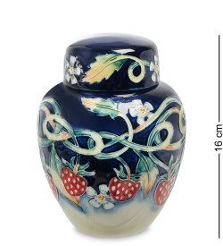 Бочонок с крышкой из фарфора Земляничная Ночь