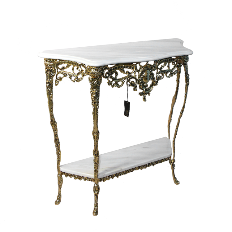 Бронзовая Консоль Золото Креденсия Дос Тампош Bello De Bronze BP-50015-D, вид профиль