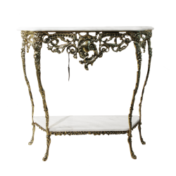 Бронзовая Консоль Золото Креденсия Дос Тампош