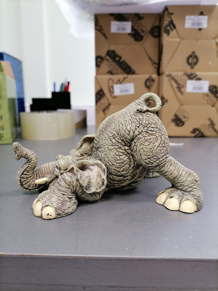 Фигурка Слон - Если б было море водки... Sealmark EL-7487-XE, фото со склада вид профиль