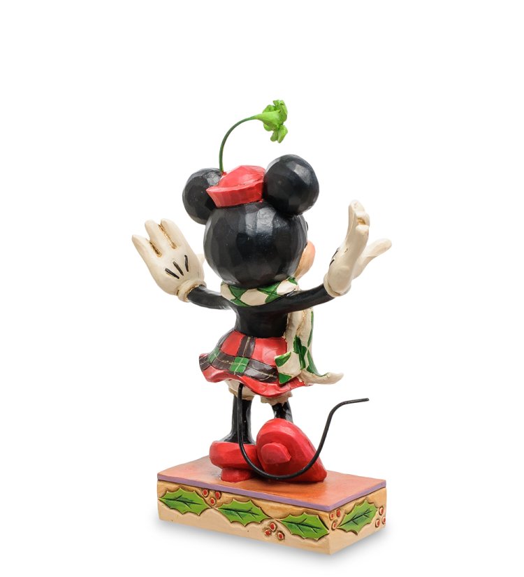 Статуэтка Веселая Минни Маус С Рождеством Disney Traditions, фотография со спины